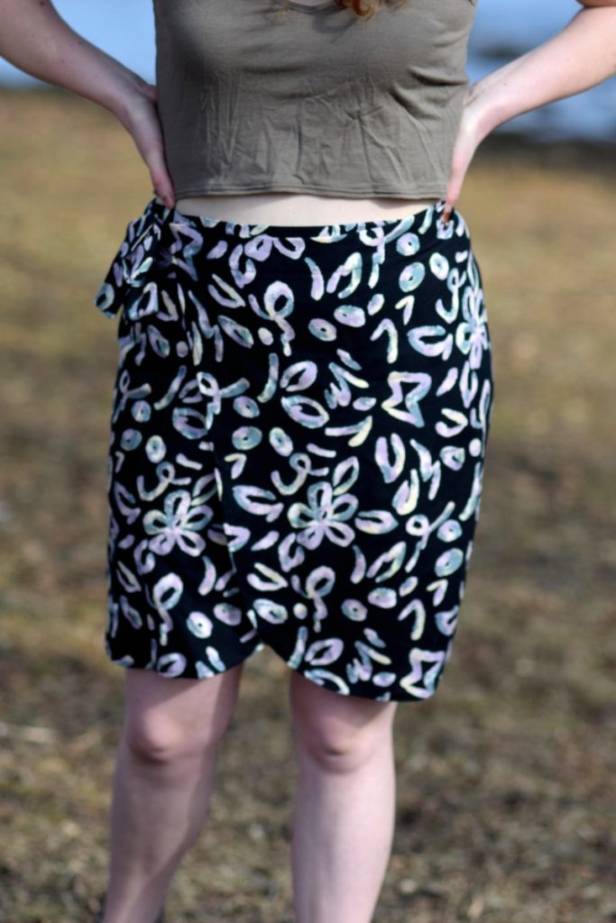 DIY wrap skirt- Adopt Your Clothes