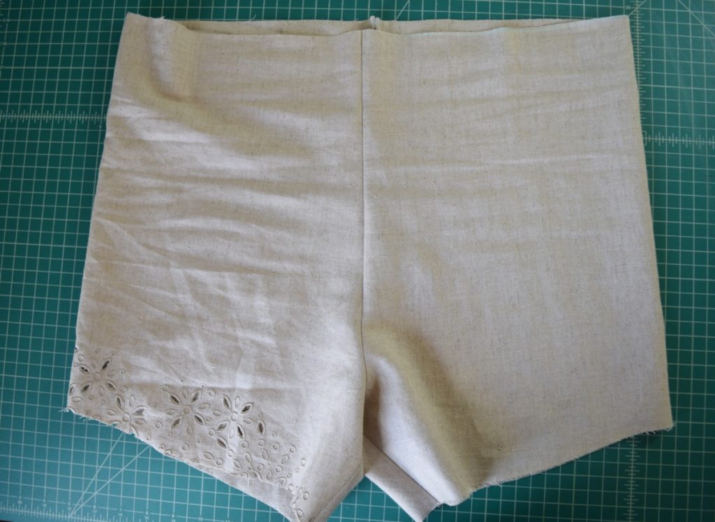 DIY romper shorts