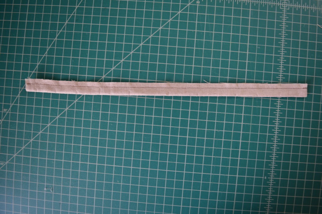 sew strap lengthwise