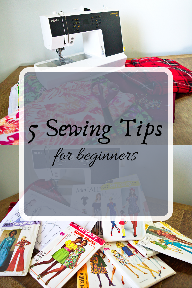 5 beginner sewing tips: getting started sewing your own clothes – Adopt ...