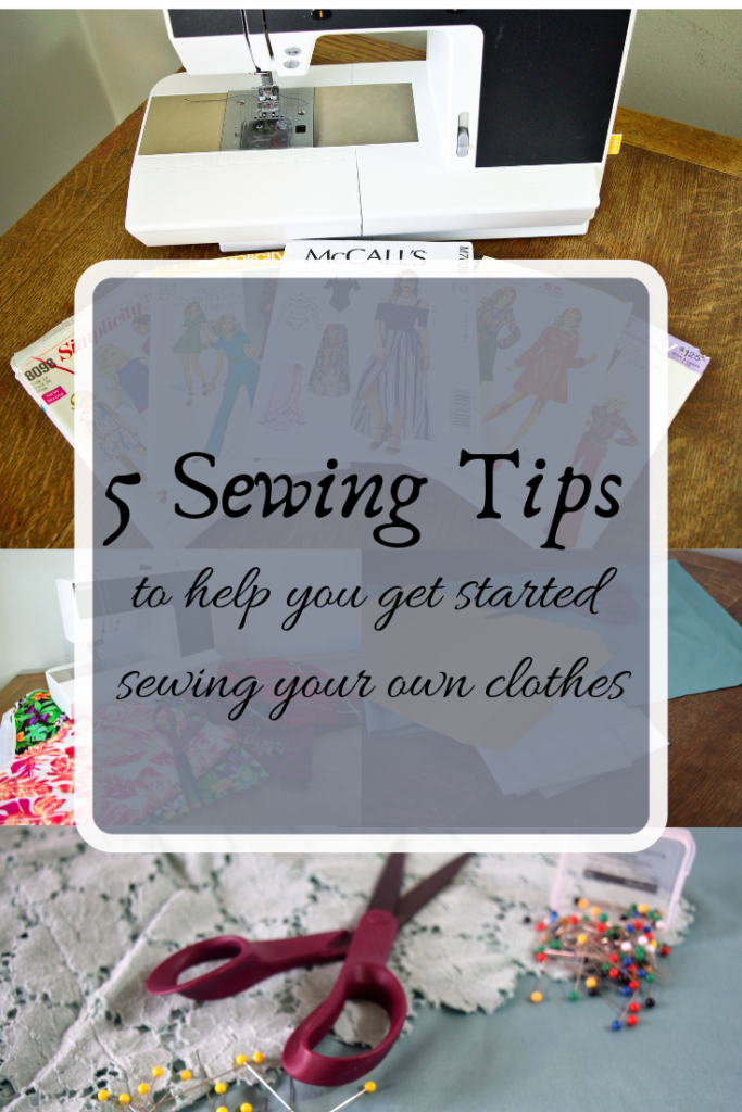 5 beginner sewing tips: getting started sewing your own clothes – Adopt ...