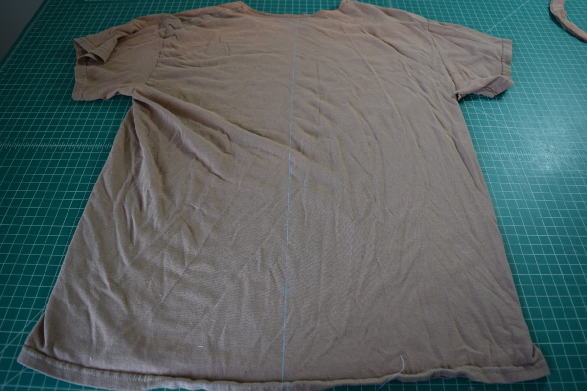 T shirt upcycle to open back tank top - Adopt Your Clothes