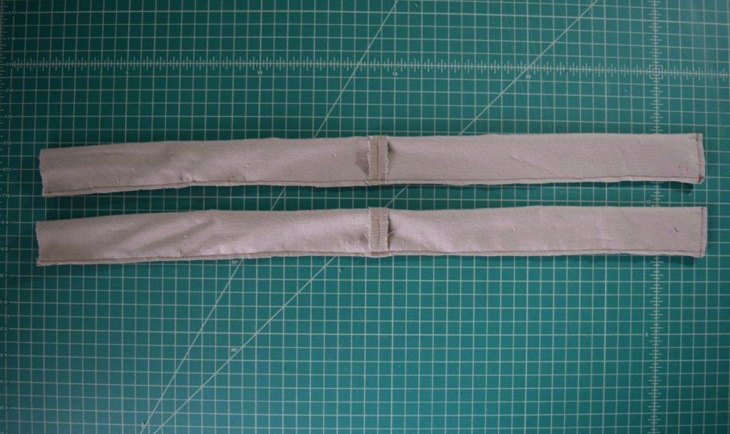 straps sewed together