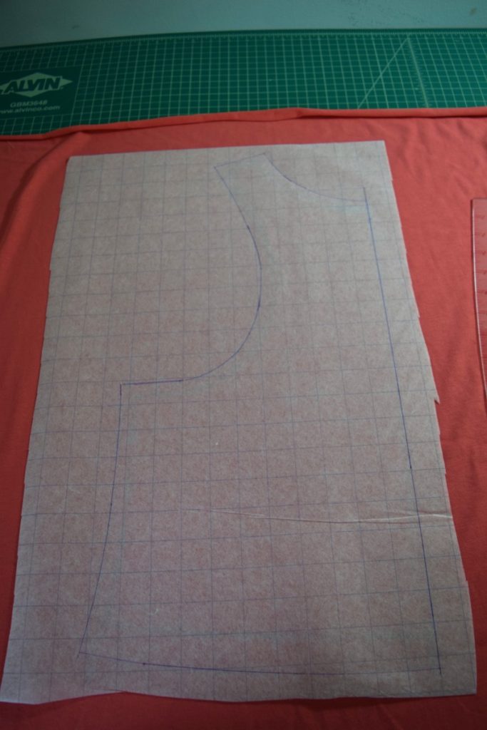 trace back pattern onto pattern paper
