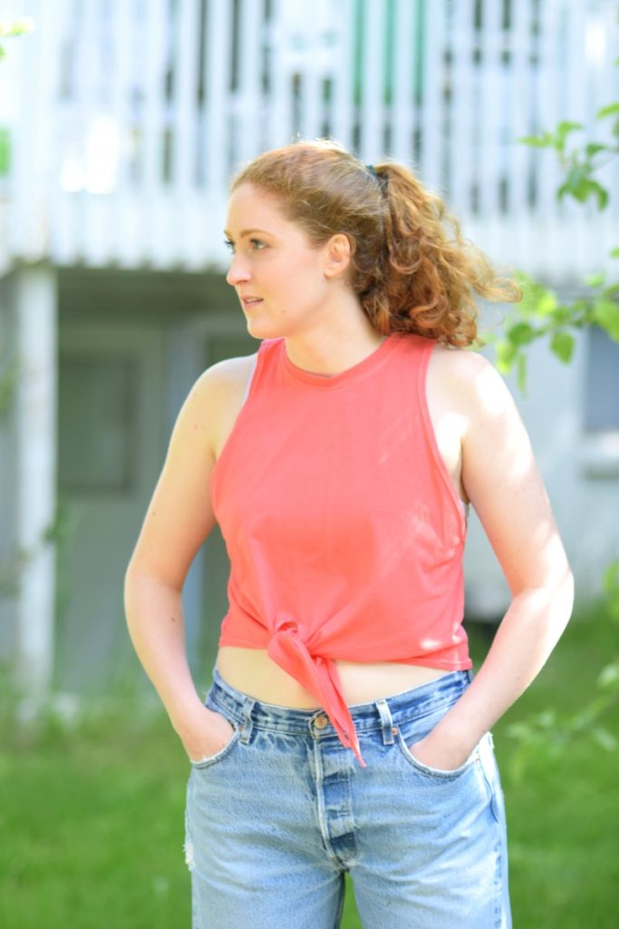 learn to drape a knit top sewing pattern