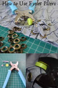 how to use eyelet pliers graphic