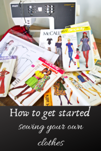 get started sewing your own clothes