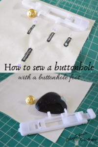 pinterest graphic how to sew a buttonhole