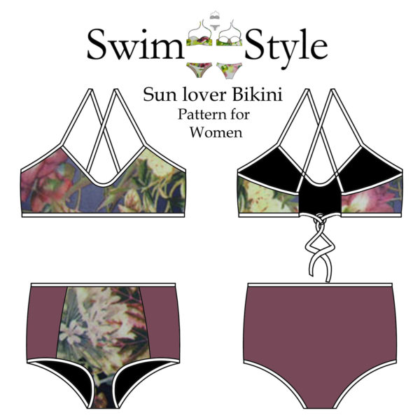 sun lover bikini pattern