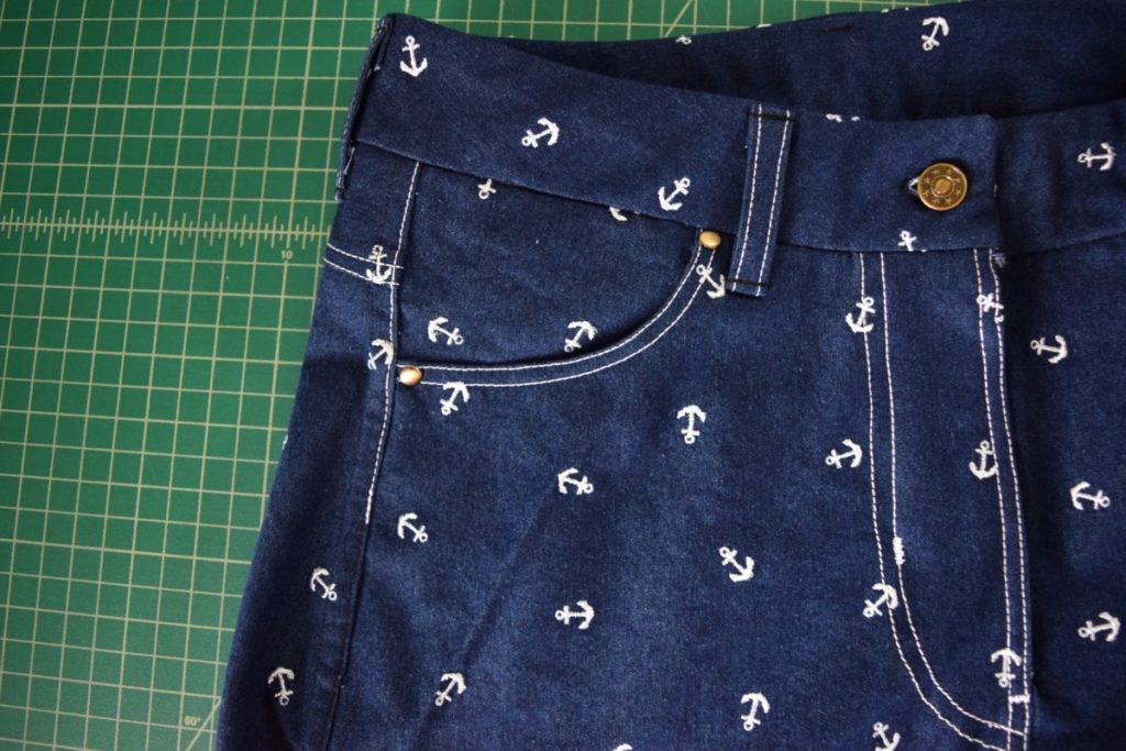 tips for topstitching jeans