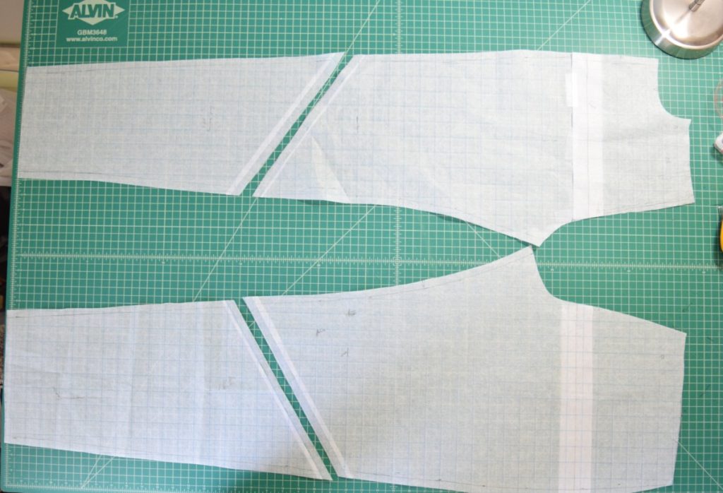 pattern number 2 in pants fitting process
