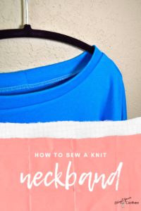 how to sew a neckband graphic