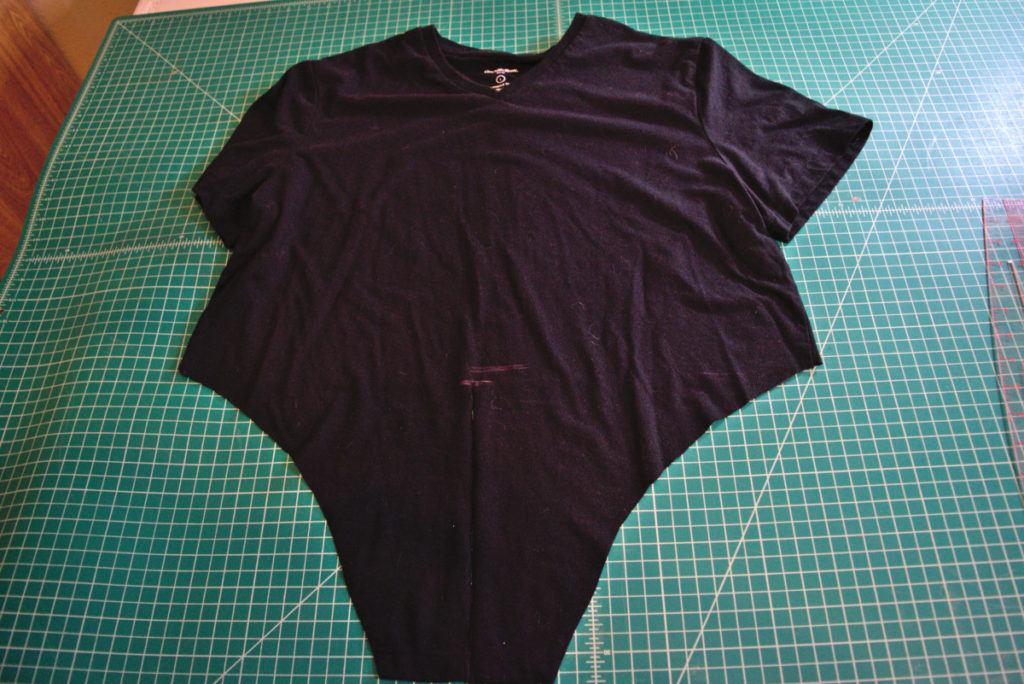 DIY wrap crop top: easy t shirt refashion - Adopt Your Clothes