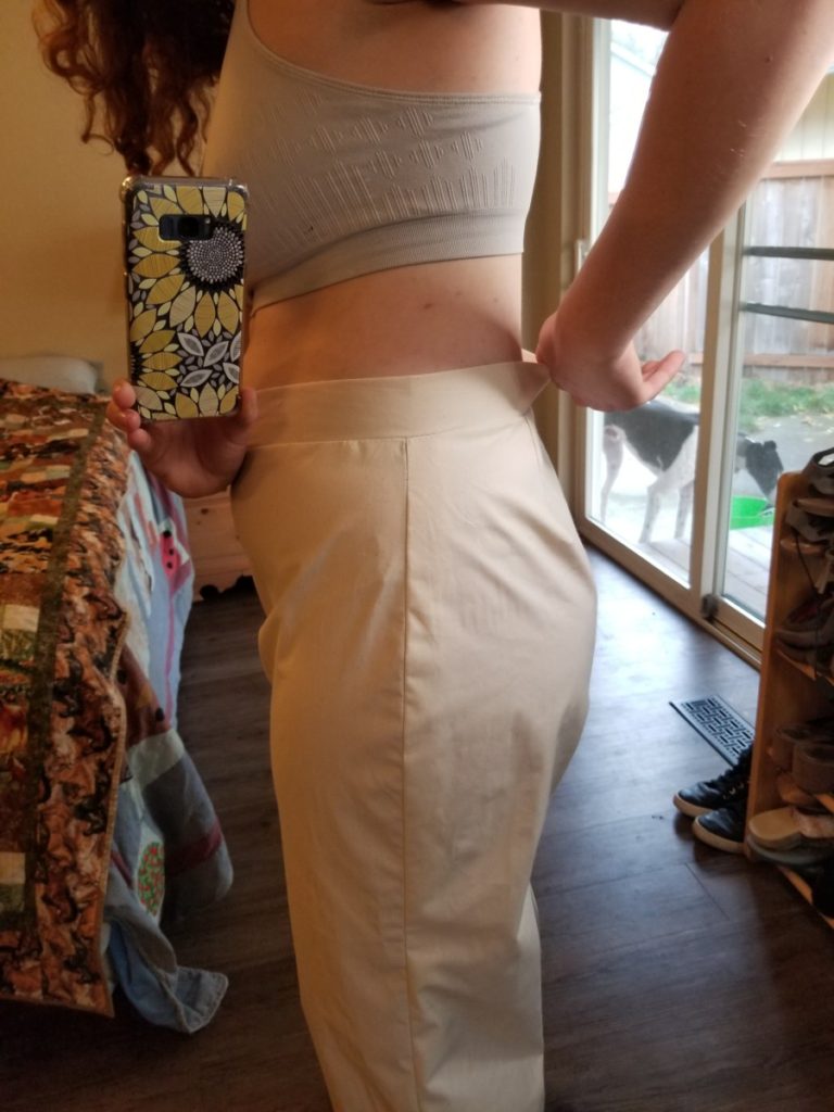 Pattern Fitting: How to Fix Gaping at Back Waistband - Adopt Your