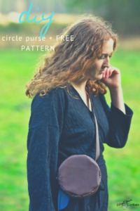 diy circle purse with free pattern pinterest graphic