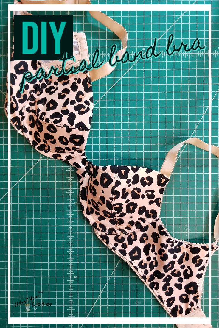 How to Make a Bra Pattern from a Bra You Already Own - Adopt Your Clothes