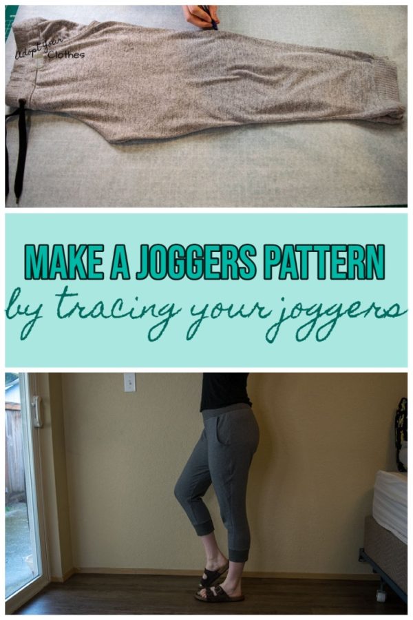 How to Make a Sewing Pattern from a Pair of Joggers - Adopt Your Clothes