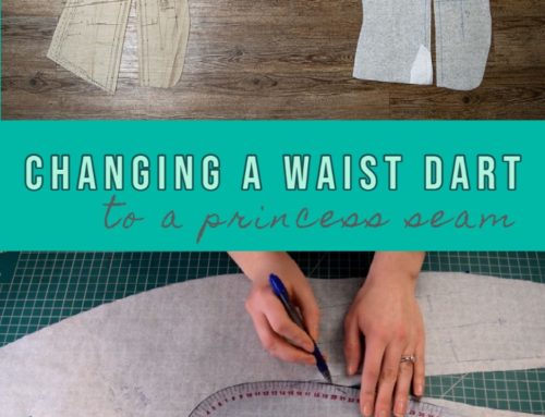 How to Change a Waist Dart to a Princess Seam on a Bodice Pattern